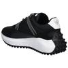 Emporio Armani EA7 Leather Lace-Up Studded Logo Detail Low-Top Casual Shoes Men Sneakers Black X8X208XK421K485