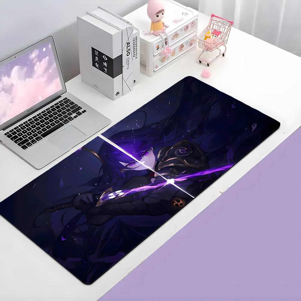 Game Powerful Ggenshin Impact Mouse Pad Large Gaming Mousepad With Thick Stitched Edge Nonslip Desk Mat