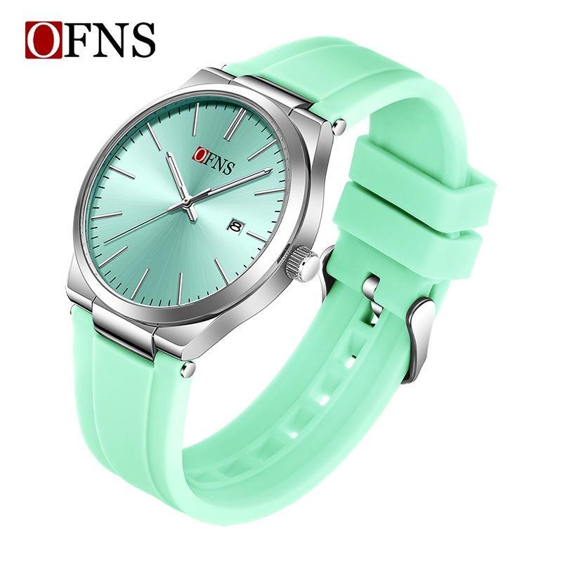 Fashion Mens Womens Watch Outdoor Sports Business Stainless Steel Man Watch Luminous Blue Dial Calendar Quartz Watches for Men+Box