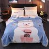 Double-Layer Raschel Blanket: Thick, Warm Crystal Velvet Cover for Autumn and Winter