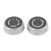 1Pair Radio Volume Control Knob Left Right Sensitive Durable Multimedia Volume Knob Caps Replacement for Boxster Cayman