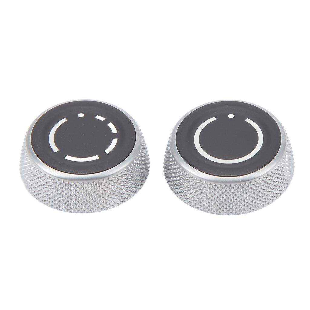 1Pair Radio Volume Control Knob Left Right Sensitive Durable Multimedia Volume Knob Caps Replacement for Boxster Cayman