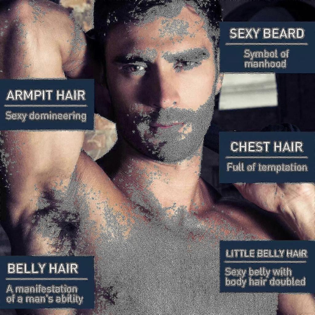 Body Hair Growth Fluid Strengthening Repairing Maintenance Hair Growth Beard Chest Hair Quickly Thickened