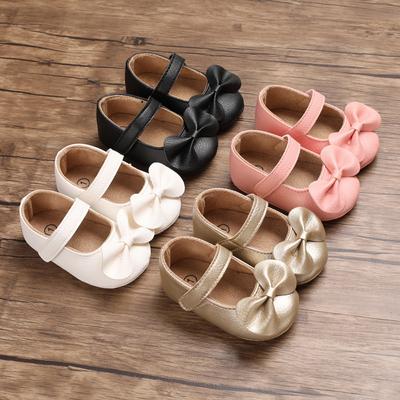Spring and Autumn 0-1 Year Old Baby Toddler Shoes Soft Bottom Baby Shoes Semi Rubber Sole Breathable Princess Shoes