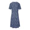 Women Summer Floral Print Boho Dress Tanya Round Neck Short Sleeve with Pocket