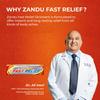 Zandu Fast Relief Ointment 45ml | Fire & Ice Pain Relief for Back, Neck & Shoulder Muscles