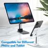 Cell Phone Stand Foldable Angle Height Adjustable Stable Portable Desktop Stand Compatible with Mobile Phone/iPad/Tablet