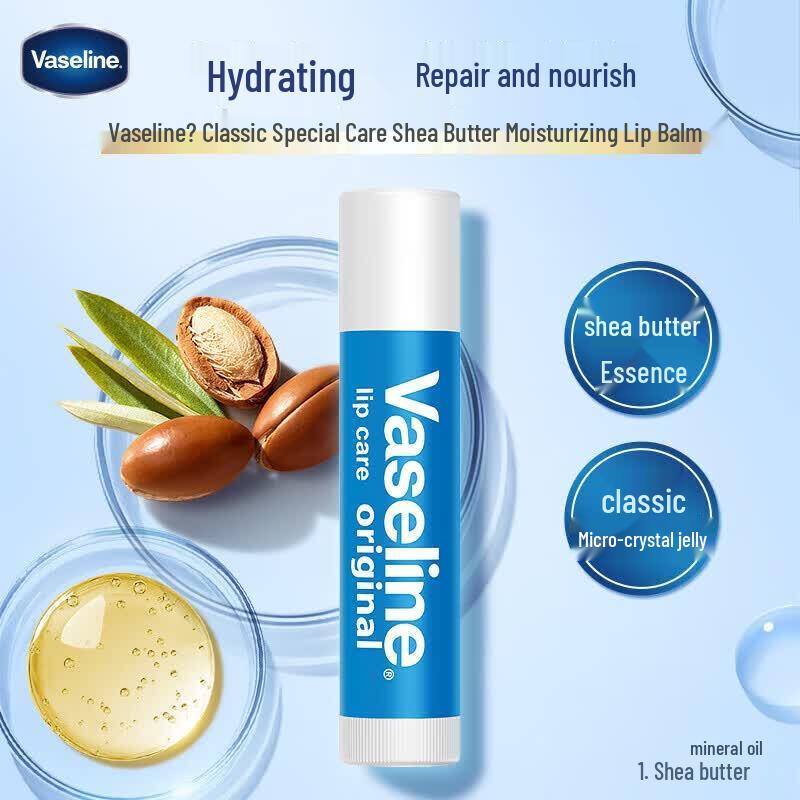 Vaseline Classic Shea Butter Moisturizing Lip Balm