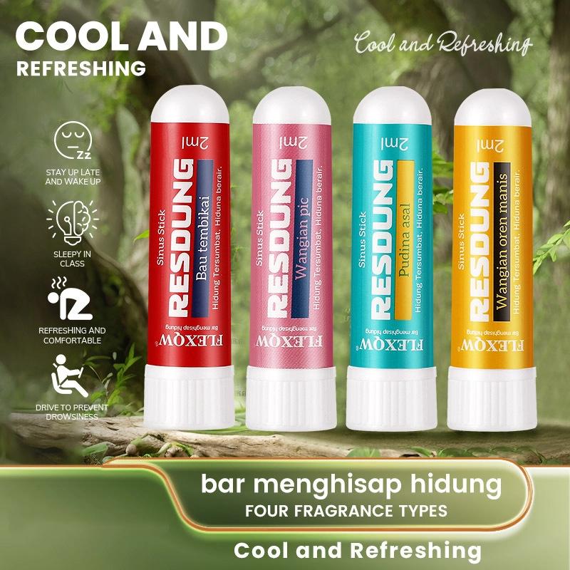 4Pcs Nasal Stick Long Lasting Effect Refreshing Stick Plant Essential Oil Ingredients Nasal Inhalation Cooling Oil