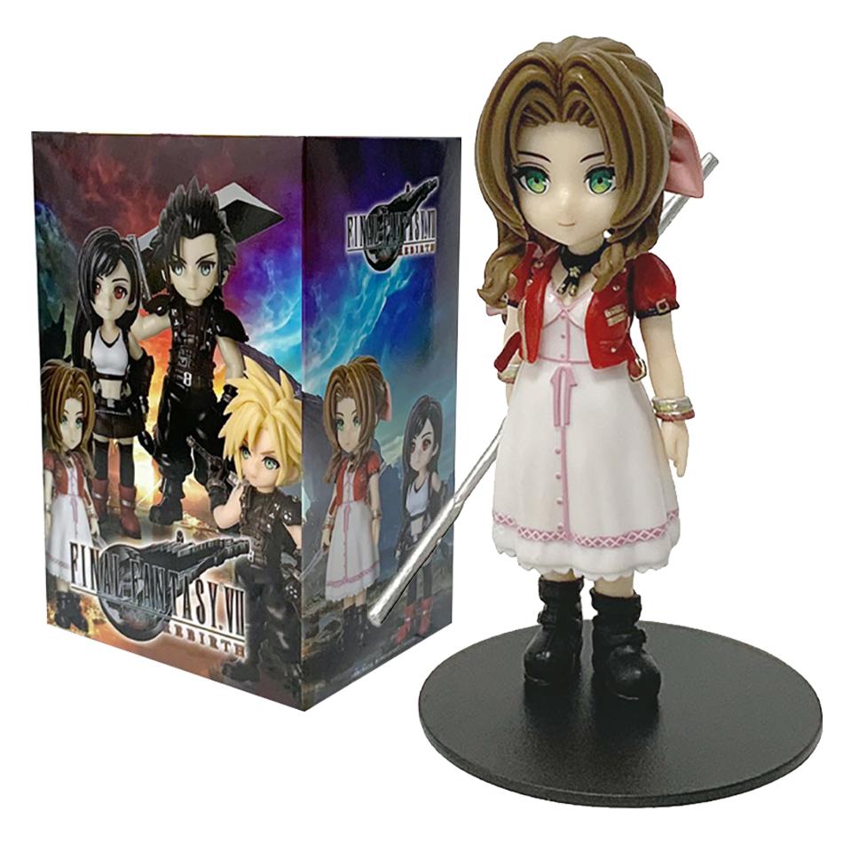 Final Fantasy Vii Rebirth Merchandise Q Chocobo Figures Of Tifa Zack Cloud And Aerith Plush Toys And Keychain Gifts