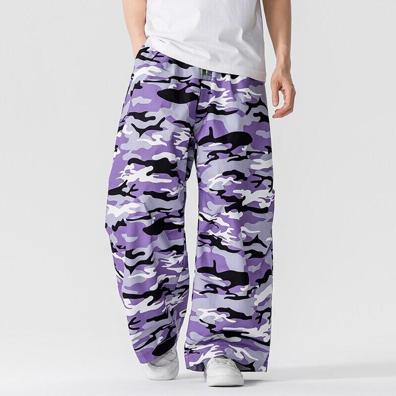 Men Camouflage Cargo Pants Men Streetwear Harem Pants Loose Casual Camo Trousers Men Wide Leg Pants Male Harajuku Oversize Pants