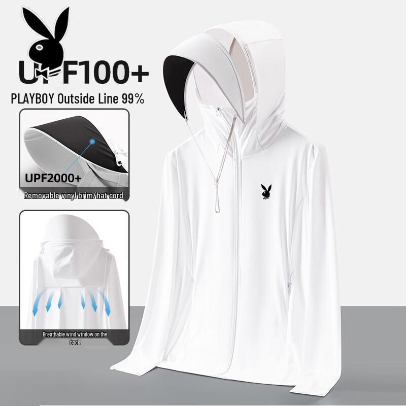 PLAYBOY Men s Hooded Sun Protection Jacket L