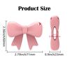 Silikon-Schleifen-Lippenstifthalter Mit Schlüsselanhänger Leicht zu tragen Lipgloss Schutzhülle Lippenstifthalter Tasche Anhänger