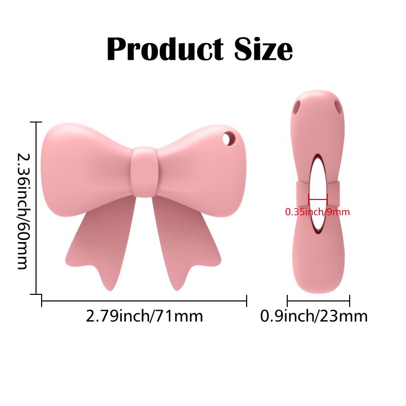 Silikon-Schleifen-Lippenstifthalter Mit Schlüsselanhänger Leicht zu tragen Lipgloss Schutzhülle Lippenstifthalter Tasche Anhänger