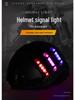 Rechargeable LED Tactical Helmet Light, Colorful Detachable Strobe In Red and Blue.