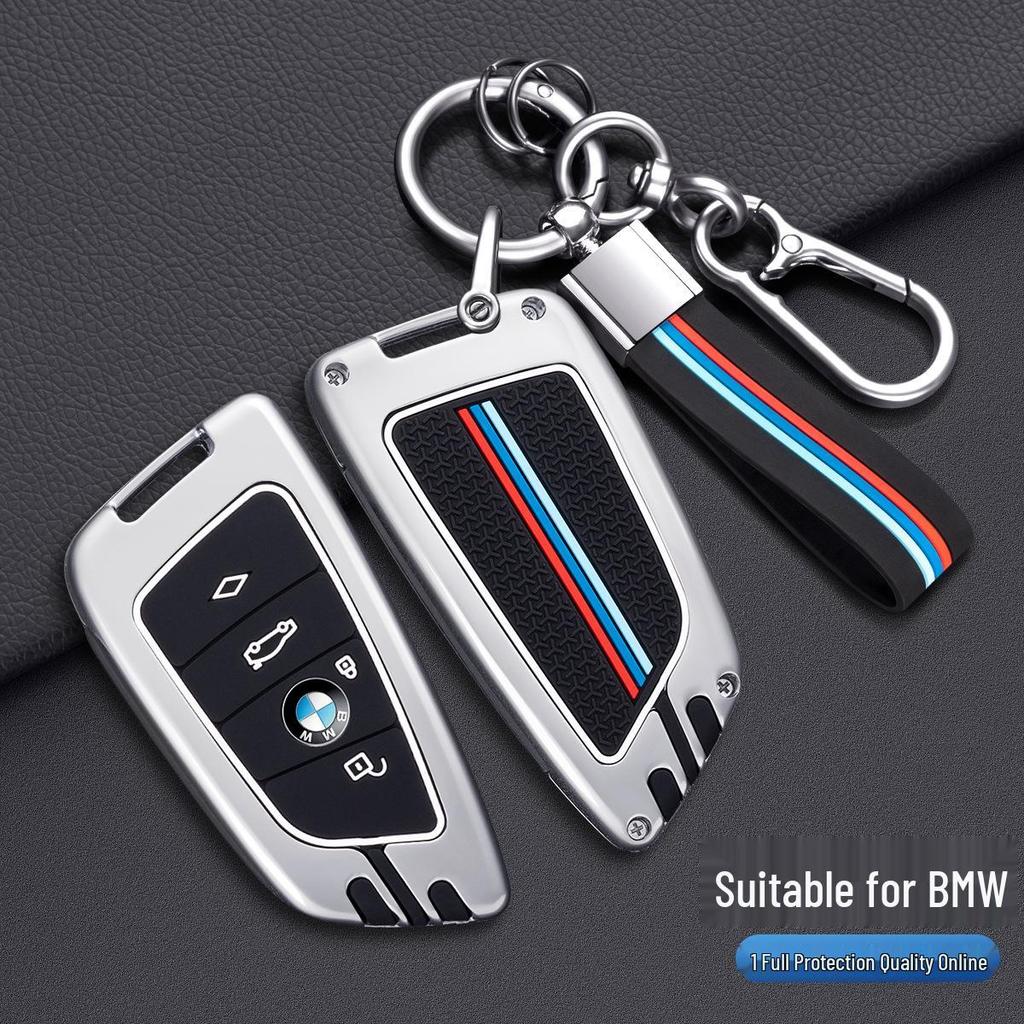 Kompatible BMW Schlüsselhülle für 1, 3, 5, Neue 7er Serie, X1, X2, X3, X5, 530, i3