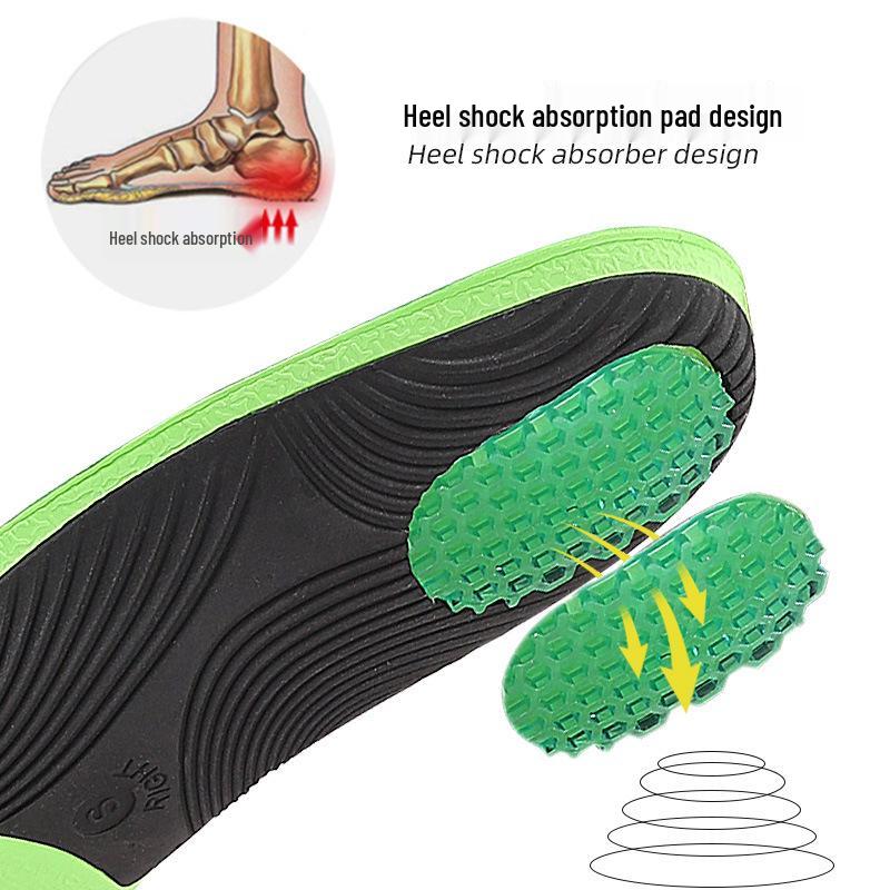 Unisex Orthopedic Sports Insoles for Military Training, Running, Basketball – High Elastic, Shock-Absorbing Arch Support