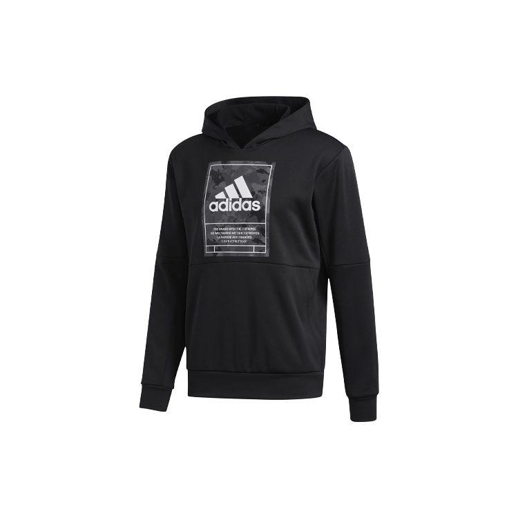 Adidas Sweatshirts Men's Black Hooded Moderate Regular GE5519