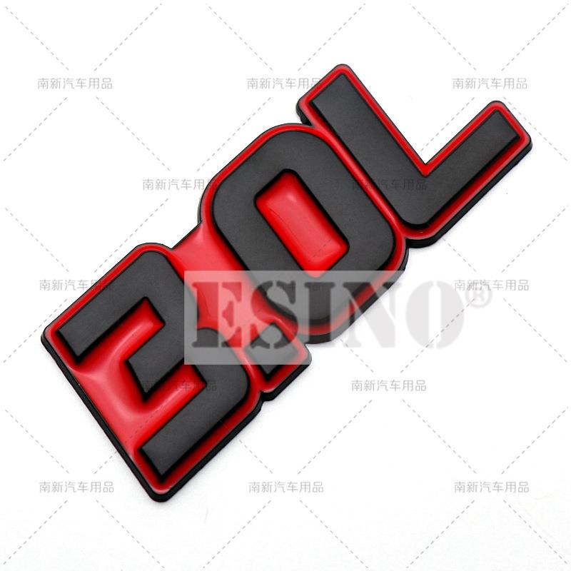 Car Styling 3D Metal Chrome Zinc Alloy Adhensive Emblem 3.0L 3.5L 4.0L 4.6L 4.7L Body Trunk Fender Badge Accessory