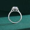 Tancise Classic 925 Sterling Silver  Zircon Ring Ladies Jewelry Wedding Promise Party Gift