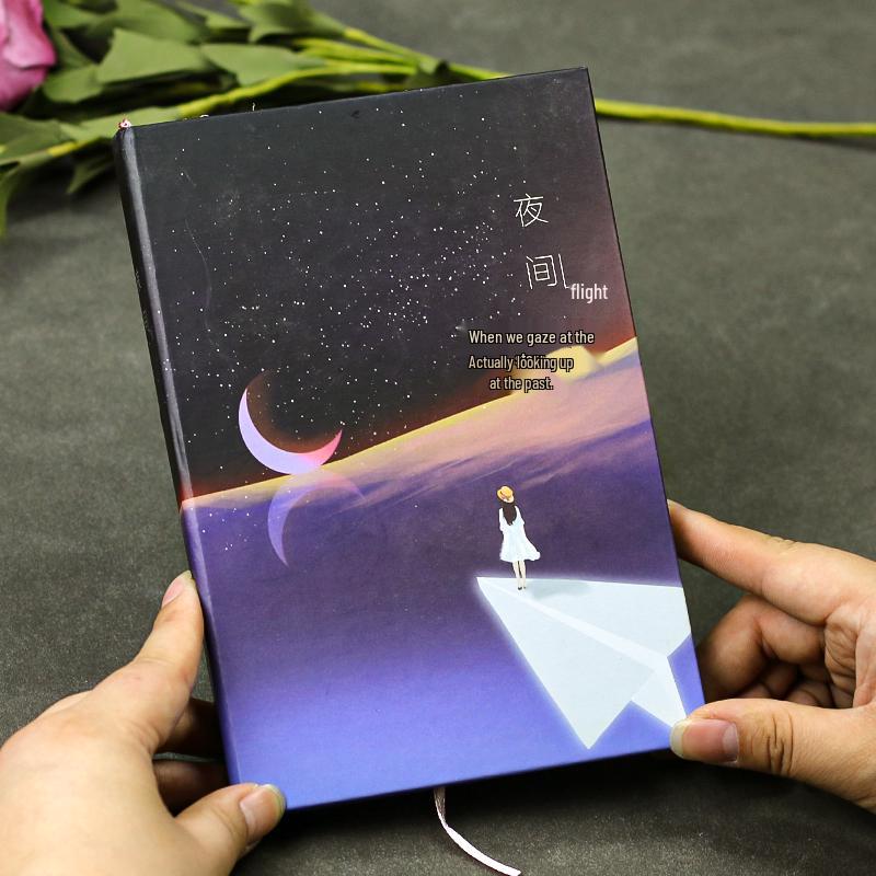 Retro Starry Sky Student Diary: Full-Color Planner Notebook