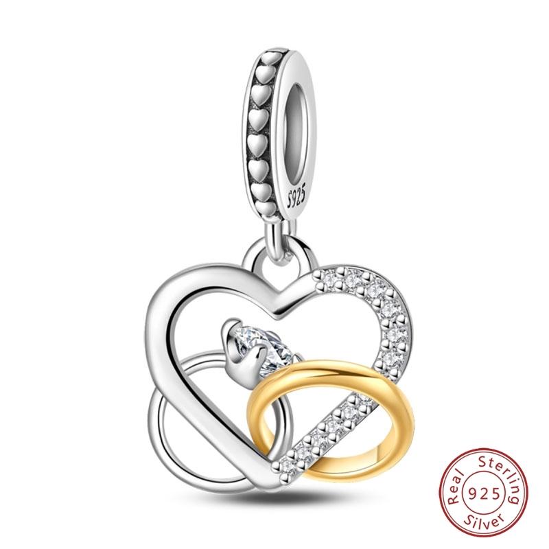Argent S925 Chat Citrouille Carte à Jouer Ours de Diplôme Cheval de Mer 3mm Breloques Perles Design DIY Bijoux Fins