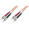 Duplex Fiber Optic Cable - Digitus - 50/125 Om2 - St St - Orange - 5 M