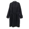 Aquascutum LONDON Made In Japan Trench Coat 8 Dark Blue Women Used