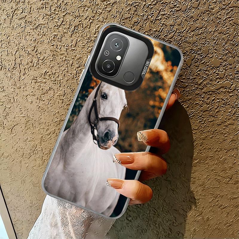 

Ferghana Horse Animal Shockproof Phone Case for Xiaomi Poco X7 X6 X5 X3 Pro F7 Ultra M8 Redmi 15C 15 14C 13C 12C 10C 13 12 10 Xiaomi Redmi 10A