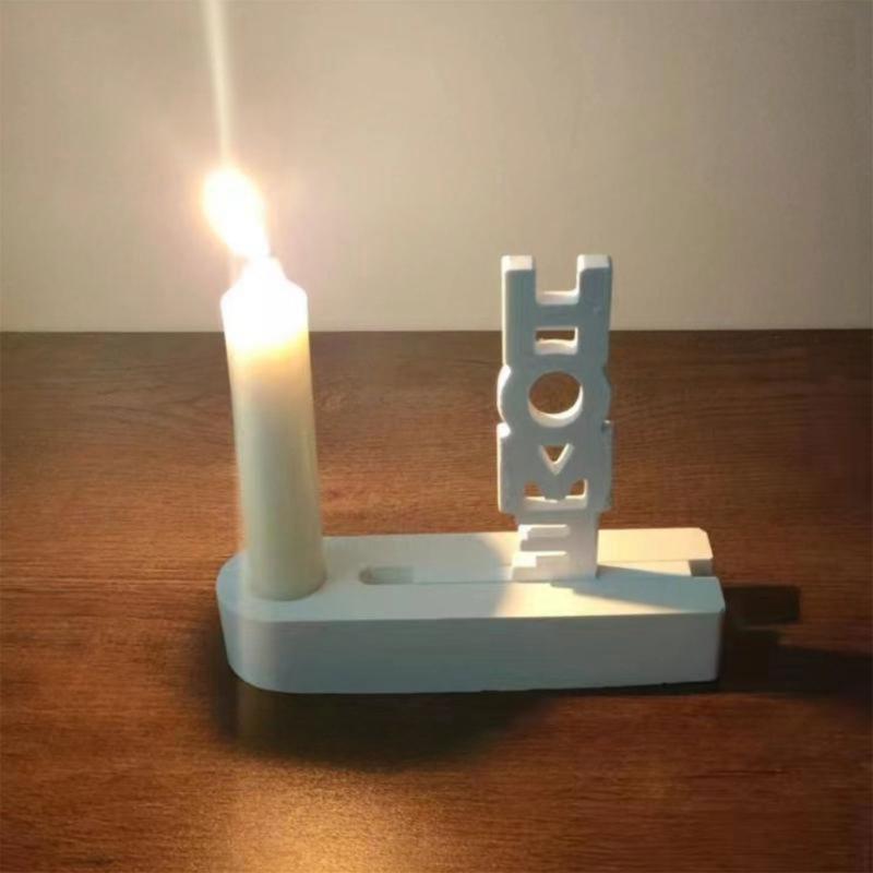 Candlesticks Silicone Molds for DIY Decorations Square Candle Holder Resins Moulds Casting Mould Candle Holder Molds