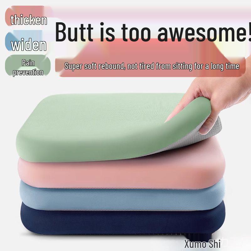 All-Season Height-Increasing Thick Sponge Seat Cushion for Office & Dining Chairs