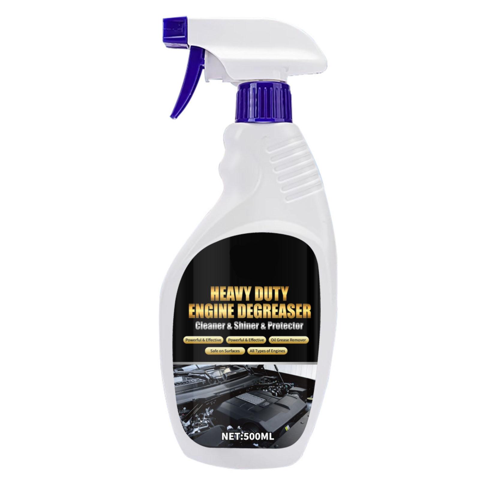 

Heavy Duty Engine Degreaser Cleaner and Degreaser for Automotive Engine Parts Strong Oil and Grease Remover 500ml Spray Bottle One Size