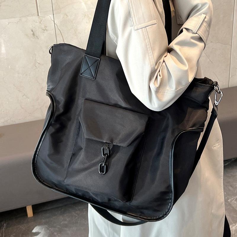 Tote Bag New Canvas Bag Large Capacity Women's Bag Portable Travel One-shoulder Crossbody Bag