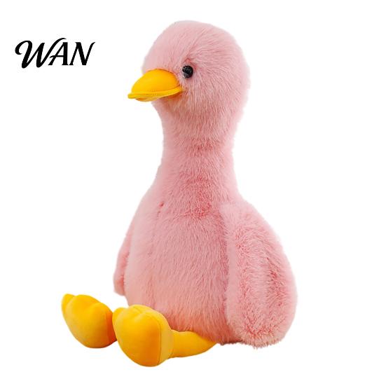 Christmas Gift for Children Fluffy Duck Goose Stuffed Animal Plush Toy, Soft Duckling Doll, PP Cute Toy Cotton Filling, Nursery Decor, Baby