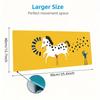 HorseNet Lace Solid Color Mouse Pad Large Gaming Table Cushion Non-slip Laptop Tablet Big Mousepad XXL Mat Mini PC Playmat With Lock edge