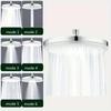 6 Modes Rainfall Shower Head High Pressure Top Rain Shower HeadsBathroom  Shower Faucet Accessories With Filter