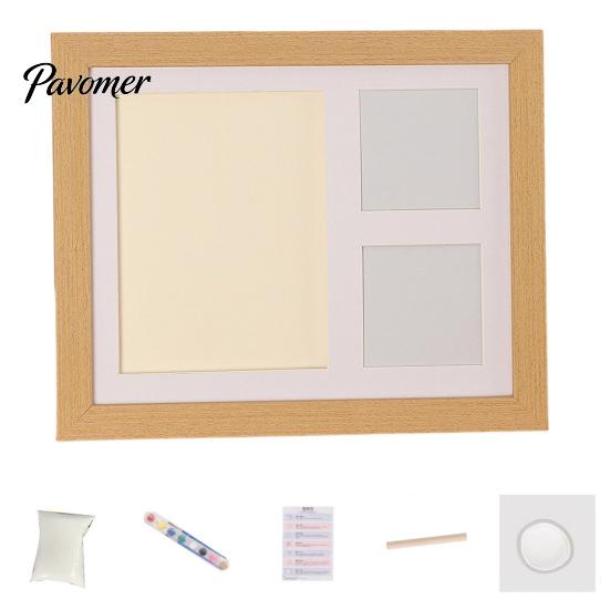 Customized Pet Keepsake Paw Print Commemorative Photo Frame, Dog And Cat Memory Display, Handmade DIY Ink Pad Soft Space Mud Set for Owners