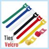 Nylon Hook & Loop Cable Ties, Reversible Buckle Storage & Organizer Straps for Data & Headphone Cables