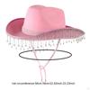 Classic Pink Western Cowboy Hat for Women, Great Halloween Parties