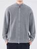 Men's Trendy Loose Knit Stand-Up Collar Zipper Cardigan - Autumn/Winter Versatile Outerwear.