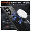 Funda Case for Samsung Galaxy S25 FE S24 Ultra S23 S22 Plus A17 A56 A36 A16 A55 A35 A15 Rotatable Stand Holder Protection Cases