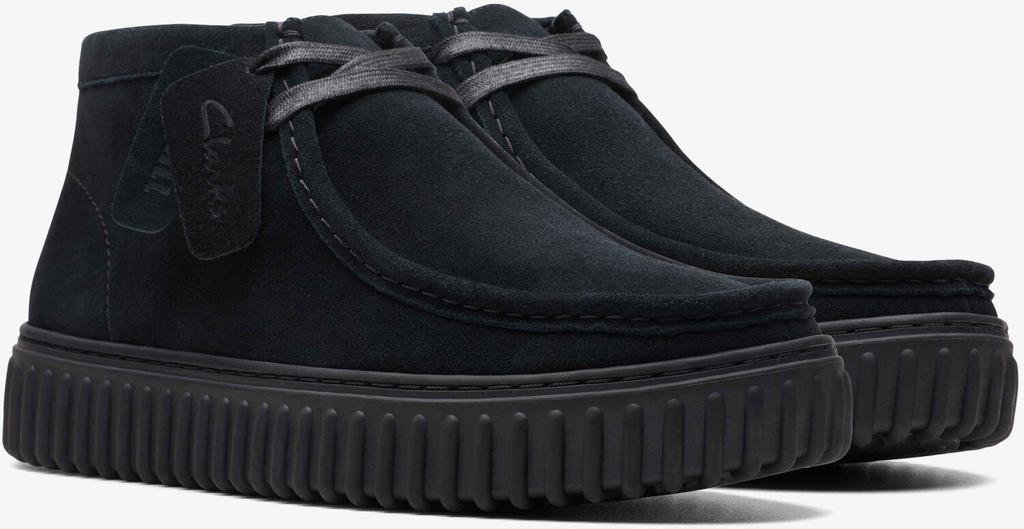 Ботинки Clarks Torhill Hi (26173664) из черной замши