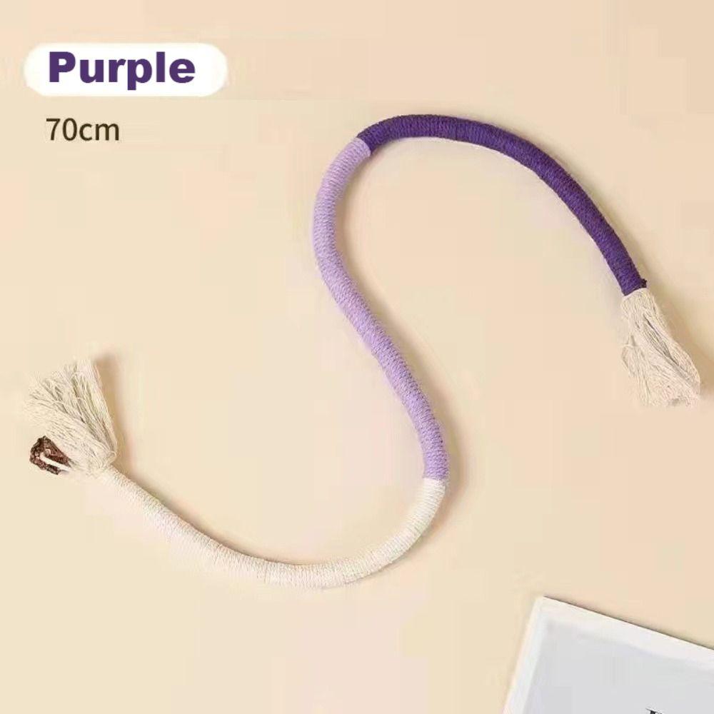 Relieve Boredom Cat Teaser Rope Cotton Rope Cat Interactive Teasing Toys Cat Teeth Grinding Rope