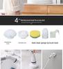 Electric Long-Handled Multi-Functional Cleaning Brush for Windows and Tiles
