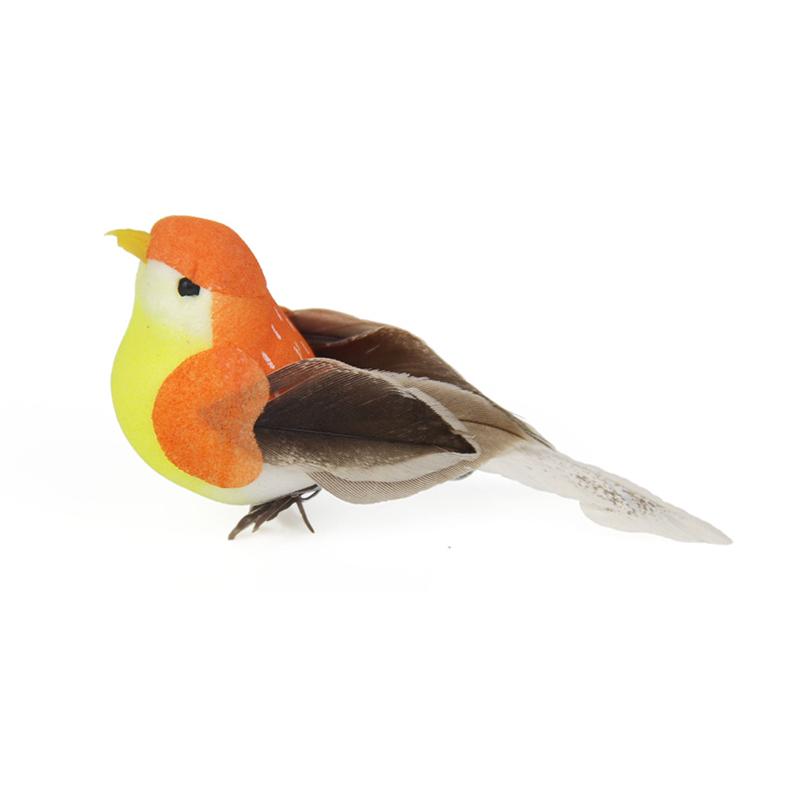 1 kus umělého opeřeného ptáka, pro dekoraci zahrady a krajinářství