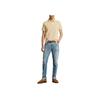 Polo Ralph Lauren Striped Trim Logo Embroidered Casual Short Sleeve Polo Shirt Men Tops Beige 710898948-005