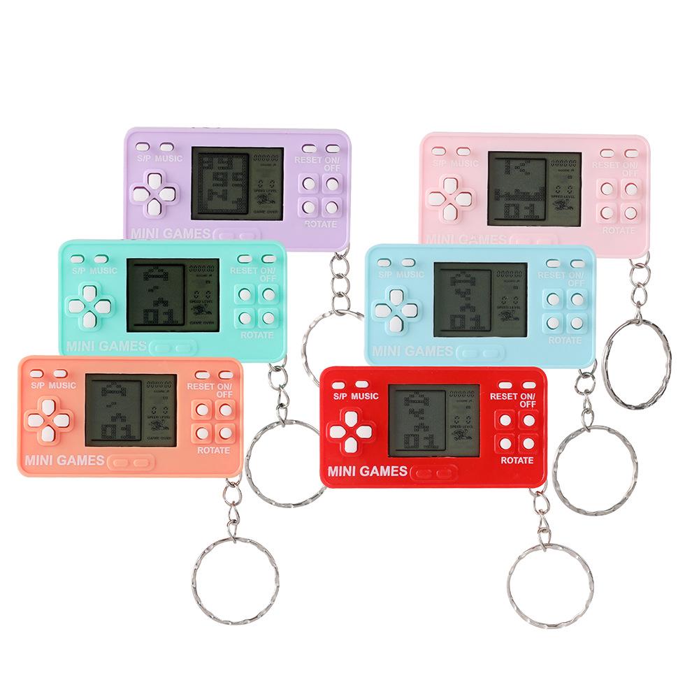 Mini Handheld Tetris Game Console Keychain