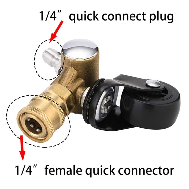 2025+ Chassis Cleaning Swivel Wheel for Pressure Washer Swivel Wheel Adapter for- Snow Foam Water Jet High Pressure