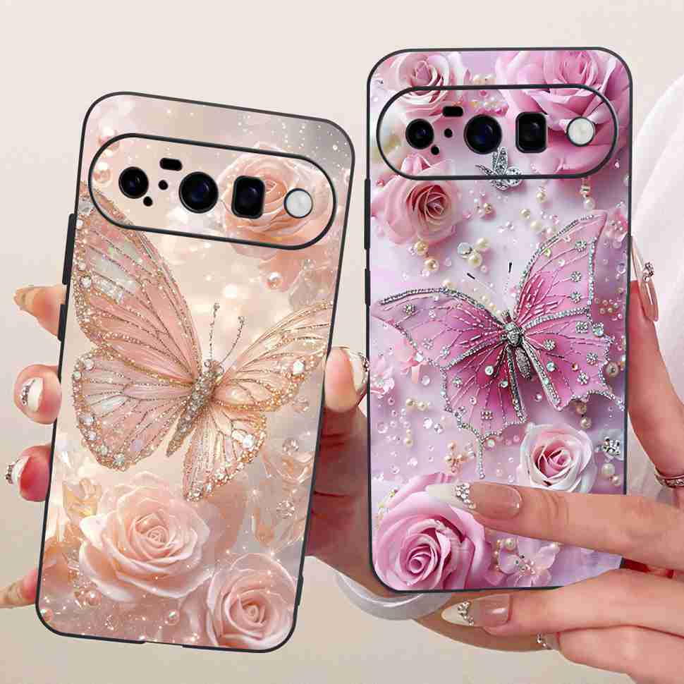 For Google Pixel 10 5G GK2MP Case Silicone TPU Black Cover For Google Pixel10 GLBW0 GL066 Retro Animal Cartoons Phone Cases Capa