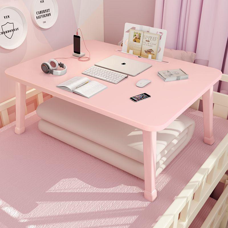 Folding Bedside Desk: Compact Floor Table for Bedroom & Dorm Study